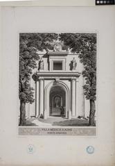 Villa Médicis à Rome, porte d'entrée