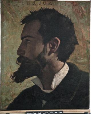 Autoportrait d'Edouard Toudouze 