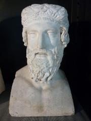 Tirage d'un buste de Dionysos barbu