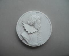 Tirage d'une médaille : buste de profil