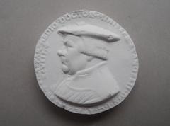 Tirage d'une médaille : buste de profil