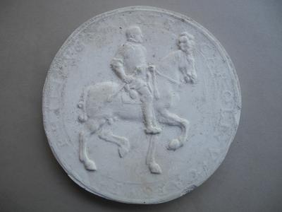 Tirage d'une médaille : Philippe d'Autriche à cheval