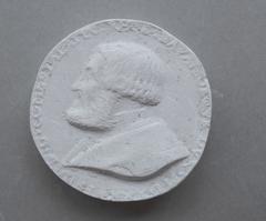 Tirage d'une médaille : buste d'un comte palatin
