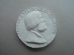Tirage d'une médaille : buste de profil