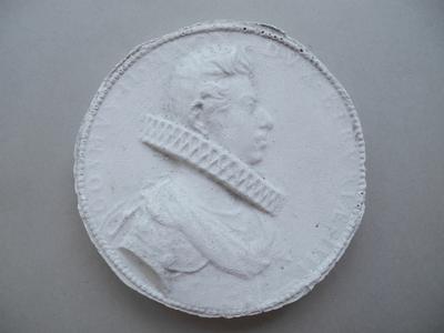 Tirage d'une médaille : buste de Cosimo II de' Medici