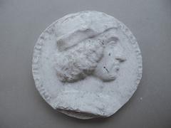 Tirage d'une médaille : buste d'Alessandro di Gino Vecchietti