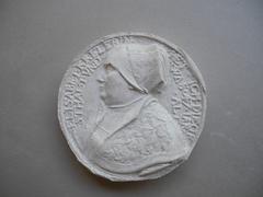 Tirage d'une médaille : buste d'Elisabeth Kreler