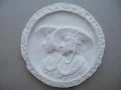 Tirage d'un médaillon : bustes de Philippe le Beau et de Ferdinand, roi de Hongrie et de Bohême