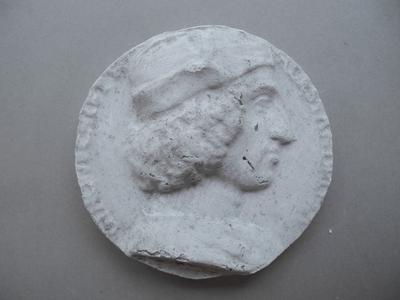 Tirage d'une médaille : buste d'Alessandro di Gino Vecchietti