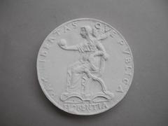 Tirage d'une médaille : Florence assise sur un trône