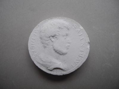 Tirage d'une monnaie : buste de Laurent de Medicis