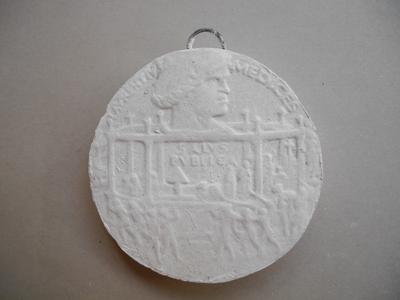 Tirage d'une médaille : la conjuration des Pazzi et portrait de profil de Lorenzo de' Medici