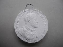 Tirage d'une médaille : buste de Cosimo de' Medici