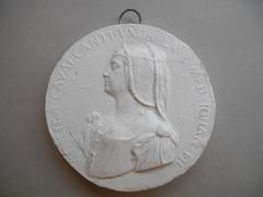 Tirage d'une médaille : buste de Ginevra Cavalcanti, épouse de Laurent de Médicis dit le Magnifique