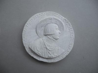 Tirage d'une médaille : Frederick VI, margrave du Brandebourg (?)