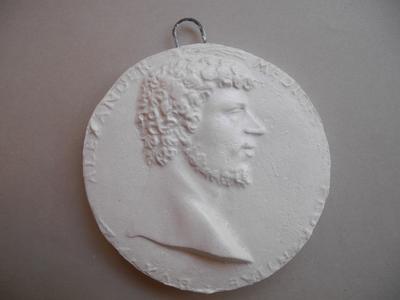 Tirage d'une médaille : Alessandro de' Medici