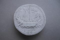 Tirage d'une monnaie : navire
