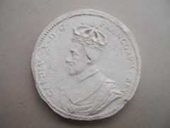 Tirage d'une médaille : buste de Charles X de Bourbon