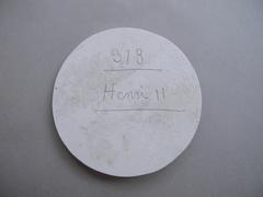 Tirage d'une médaille : buste de Henri II