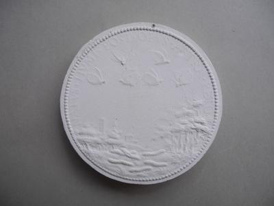 Tirage d'une médaille : emblème de Jacques Boiceau de la Barrauderie, Intendant des Jardins du Roi