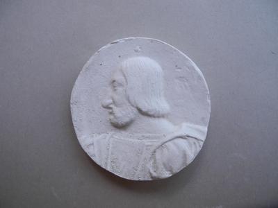 Tirage d'une médaille : buste de François Ier