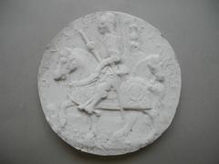 Tirage d'une médaille :  Giovanni II Bentivoglio à cheval