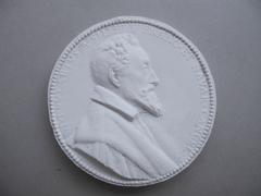Tirage d'une médaille : buste de Nicolas Brûlart de Sillery