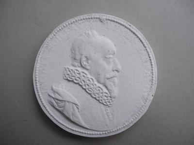 Tirage d'une médaille : buste de Jacques Boiceau de la Barrauderie, Intendant des Jardins du Roi 
