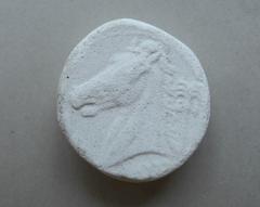 Tirage d'une monnaie : cheval