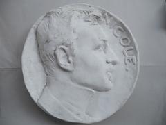 Tirage d'un médaillon : Georges Nicole