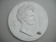 Tirage d'un médaillon : buste d'Hector Berlioz