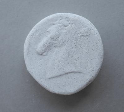 Tirage d'une monnaie : cheval