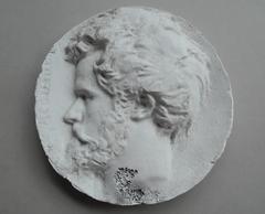 Tirage d'un médaillon : Alexandre Georges Henri Regnault