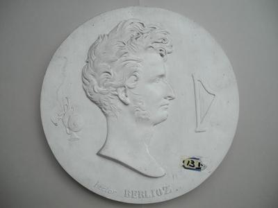 Tirage d'un médaillon : buste d'Hector Berlioz