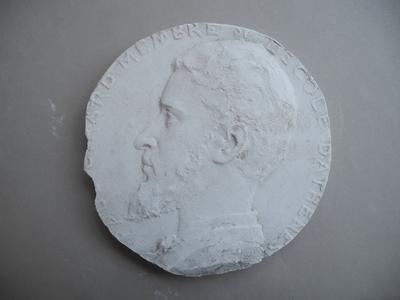 Tirage d'un médaillon :  Paul Girard