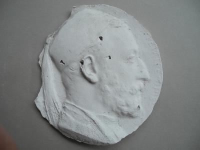 Tirage d'un médaillon : Portrait de Benjamin Ulmann