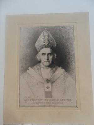 Portrait du cardinal Mercier