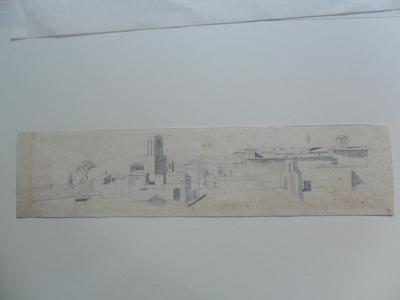 Vue de Rome avec la tour de Milizie