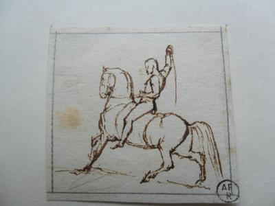 Croquis d'un cavalier