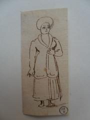 Esquisse de femme à chapeau