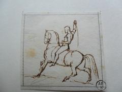 Croquis d'un cavalier