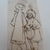 Caricature, Deux personnages déguisés en sultan