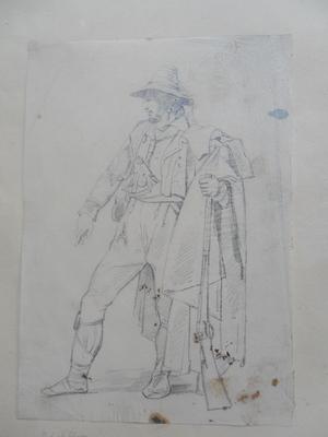 Brigand au poignard tenant un fusil