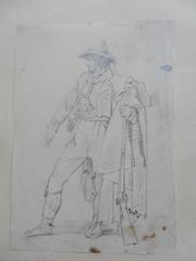 Brigand au poignard tenant un fusil