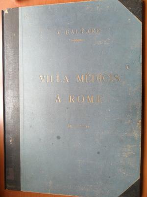 Villa Médicis à Rome : Couverture