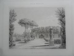 Villa Médicis à Rome : Vue de la terrasse