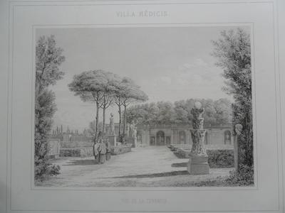 Villa Médicis à Rome : Vue de la terrasse