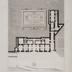 Villa Médicis à Rome : plan du rez-de-chaussée sur la promenade