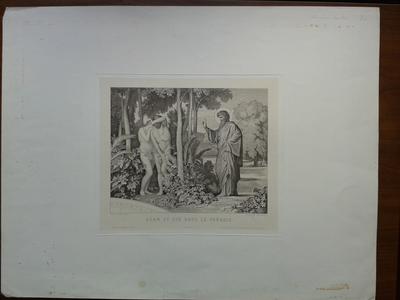 Adam et Eve dans le paradis