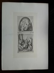 Vision de saint Louis de Gonzague ; Le saint visitant les pestiférés à Rome